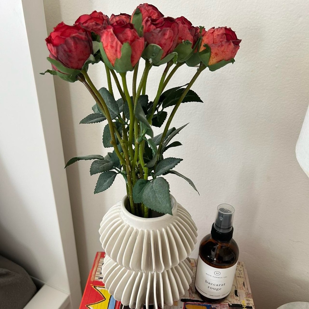 Dried Fake Roses